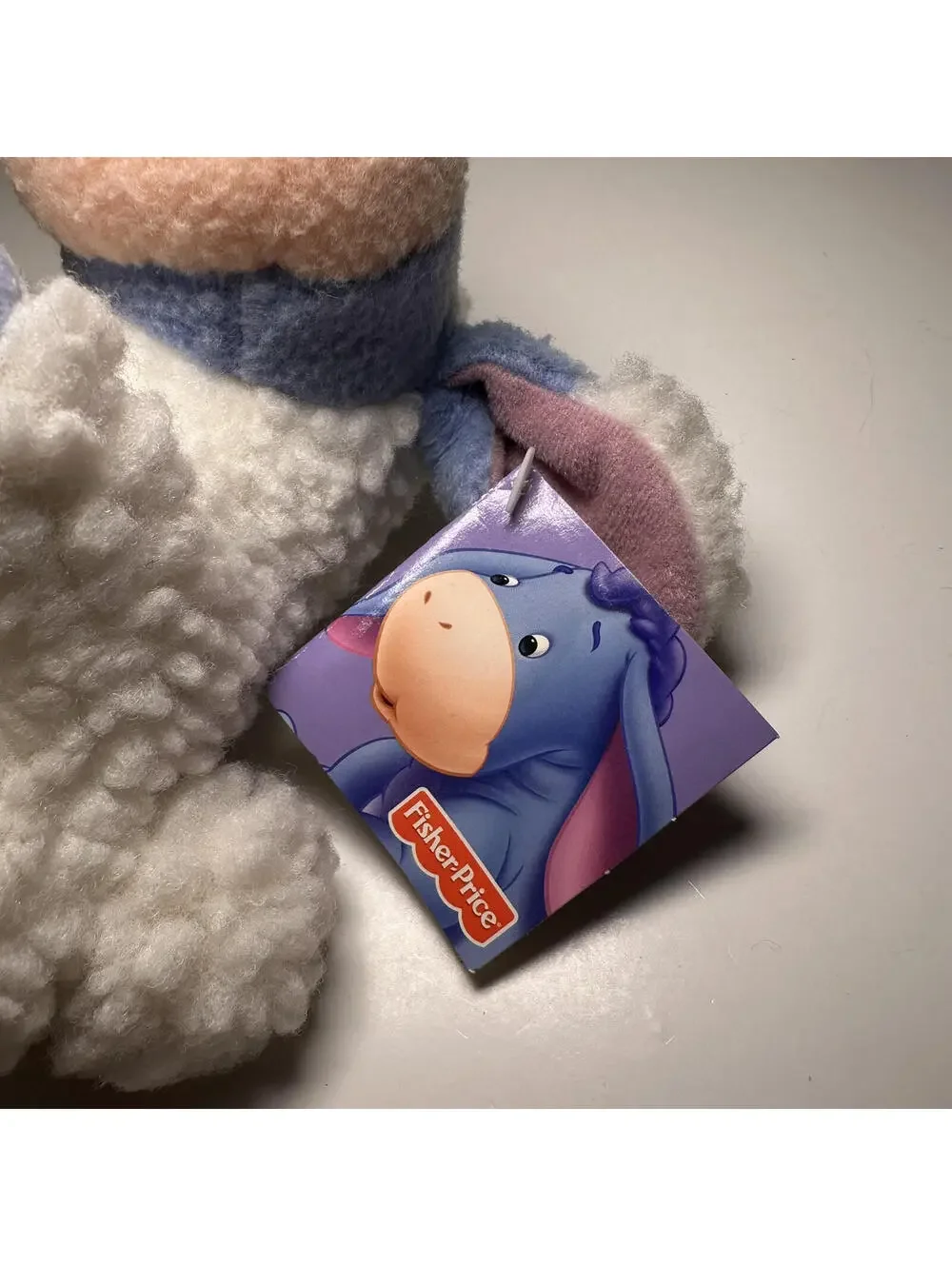 NWT Vintage Y2K Fisher Price 2002 Disney Baby Springtime Eeyore Lamb Mini Plush